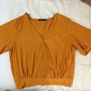 Bershka wrap front top